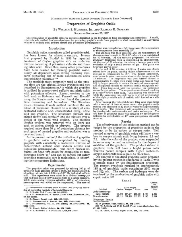 Irudia: Grafenoak lozorrotik esnarazi zuen 1958ko artikulu hau.