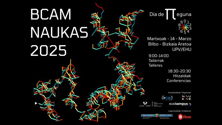 Martxoak 14: π zenbakia protagonista BCAM Naukas ekitaldian