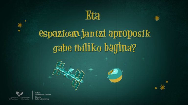 Eta espazioan jantzi aproposik gabe ibiliko bagina?