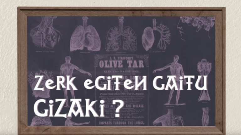 Zerk egiten gaitu gizaki?
