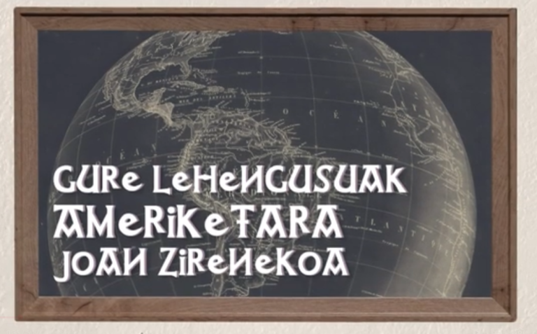Gure lehengusuak Ameriketara joan zirenekoa