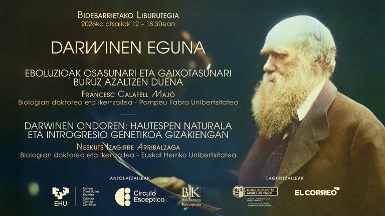 Genetikak osasunean eta giza adaptazioan duen zeregina izango du ardatz 2026ko Darwinen Egunak