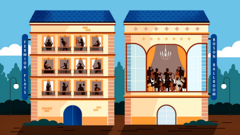 Materia eta Indarra: zergatik daude bi motatako partikulak?