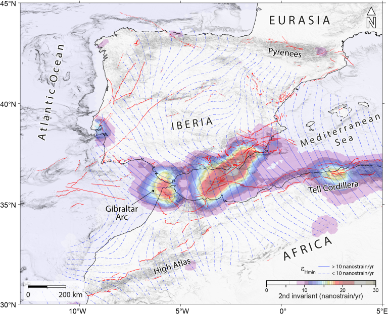 Eurasia eta Afrikaren plaken mugimenduei buruz datu berriak