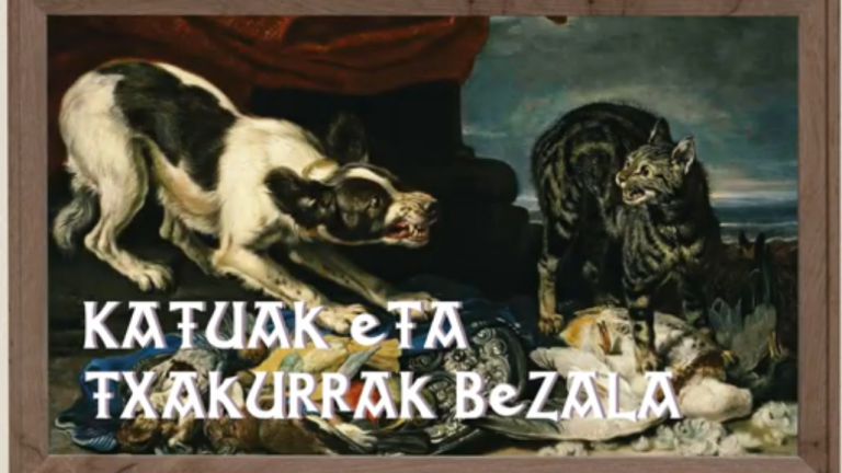 Katuak eta txakurrak bezala