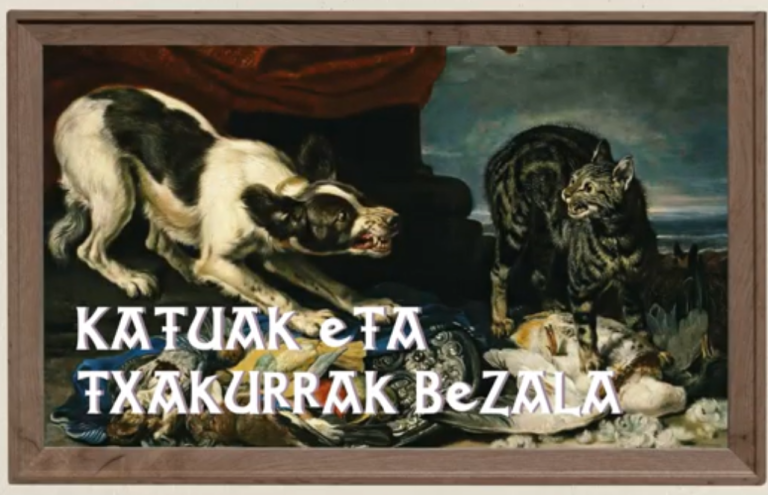 Katuak eta txakurrak bezala