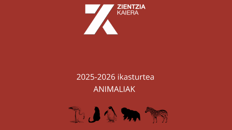 2025-2026 ikasturtean Zientzia Kaieran ikasitakoa (5): animaliak