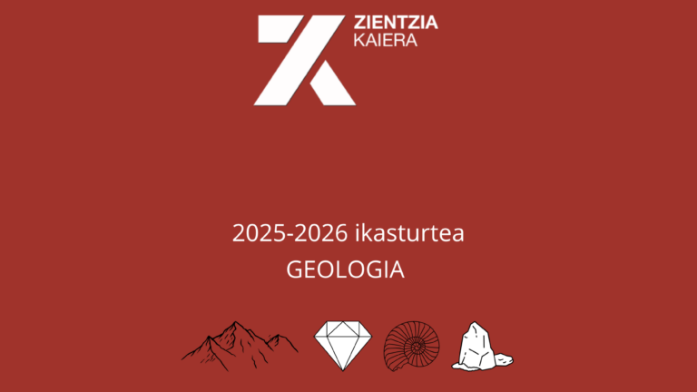 2025-2026 ikasturtean Zientzia Kaieran ikasitakoa (4): geologia