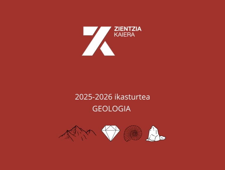 2025-2026 ikasturtean Zientzia Kaieran ikasitakoa (4): geologia